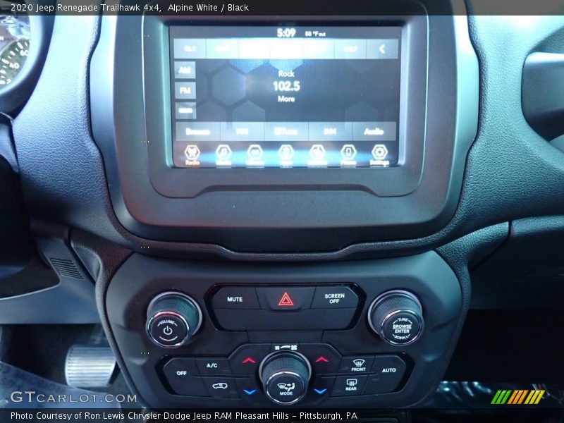 Alpine White / Black 2020 Jeep Renegade Trailhawk 4x4