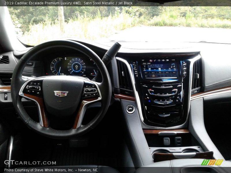 Satin Steel Metallic / Jet Black 2019 Cadillac Escalade Premium Luxury 4WD