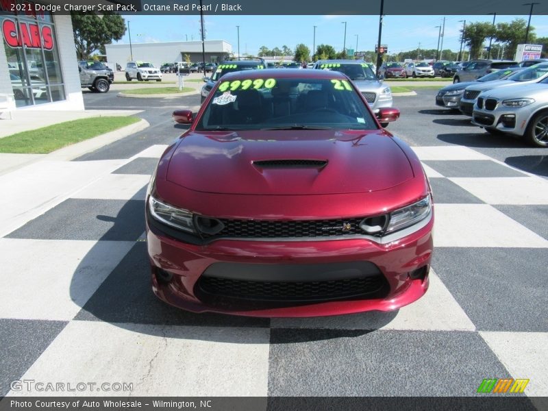Octane Red Pearl / Black 2021 Dodge Charger Scat Pack