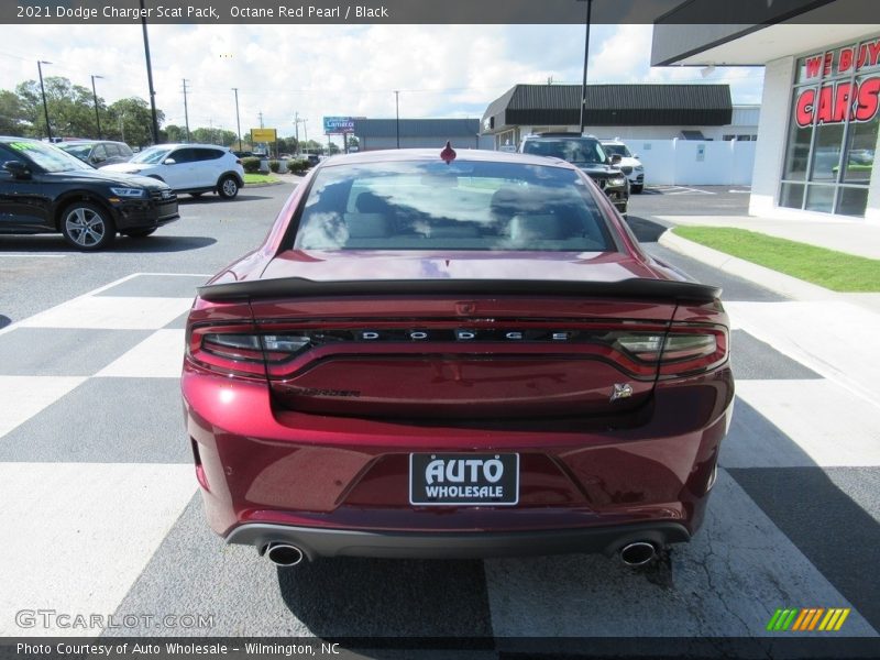 Octane Red Pearl / Black 2021 Dodge Charger Scat Pack