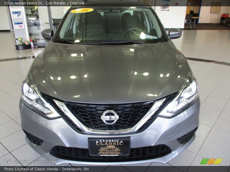 Gun Metallic / Charcoal 2016 Nissan Sentra SV