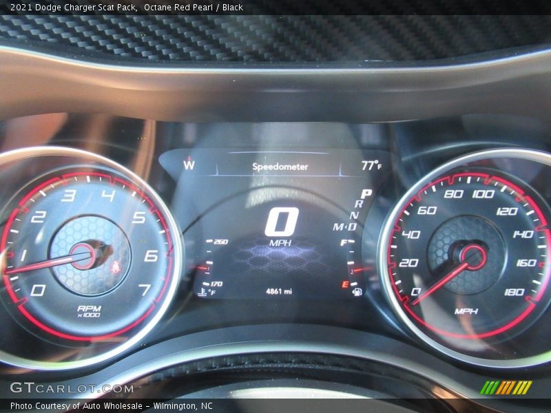 Octane Red Pearl / Black 2021 Dodge Charger Scat Pack