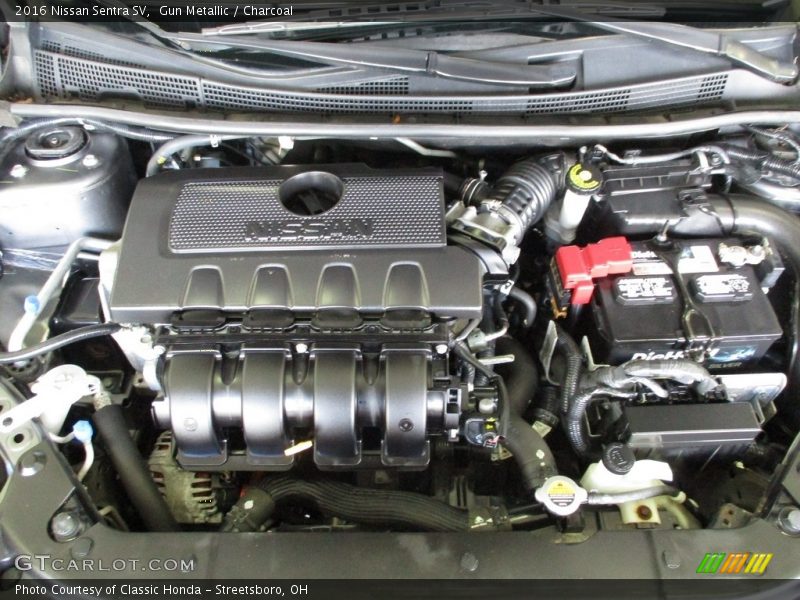 Gun Metallic / Charcoal 2016 Nissan Sentra SV