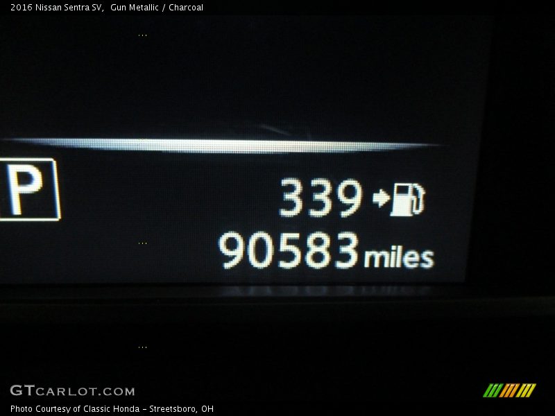 Gun Metallic / Charcoal 2016 Nissan Sentra SV
