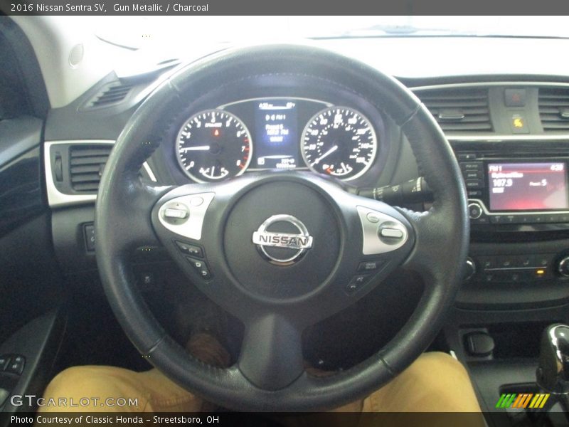 Gun Metallic / Charcoal 2016 Nissan Sentra SV