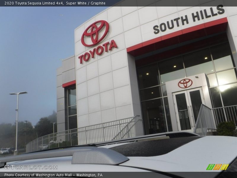 Super White / Graphite 2020 Toyota Sequoia Limited 4x4