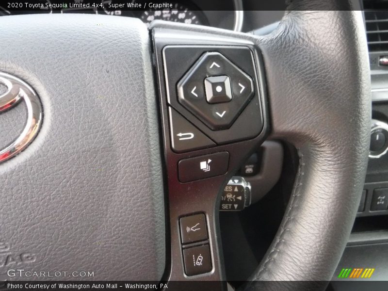 Super White / Graphite 2020 Toyota Sequoia Limited 4x4