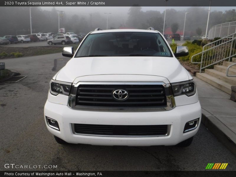 Super White / Graphite 2020 Toyota Sequoia Limited 4x4