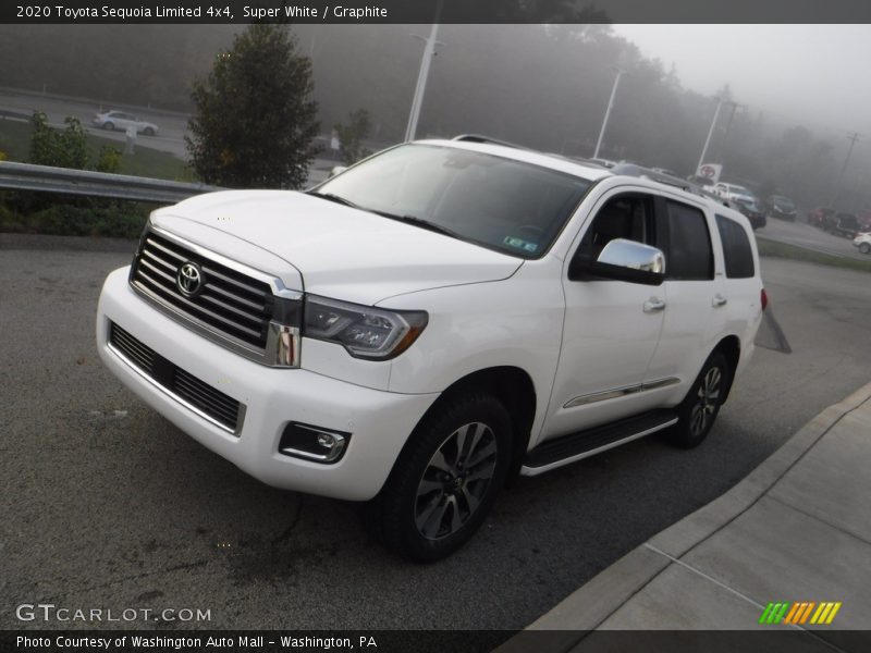 Super White / Graphite 2020 Toyota Sequoia Limited 4x4