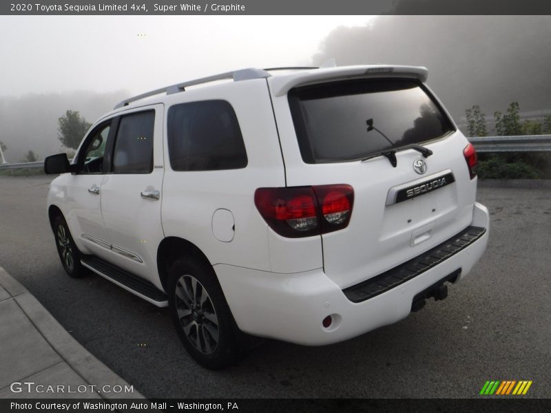 Super White / Graphite 2020 Toyota Sequoia Limited 4x4