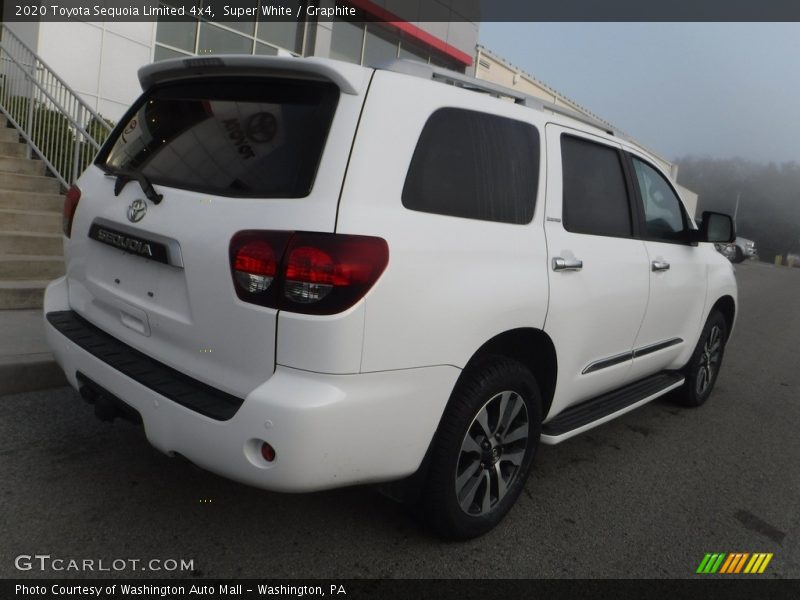 Super White / Graphite 2020 Toyota Sequoia Limited 4x4