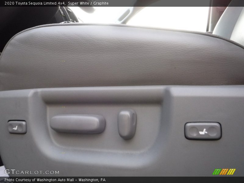 Super White / Graphite 2020 Toyota Sequoia Limited 4x4