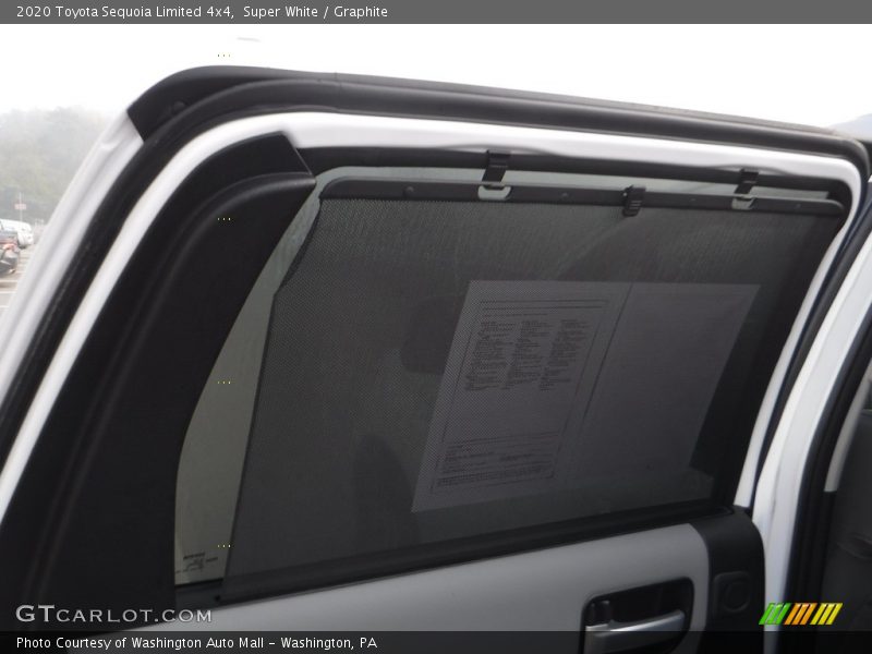 Super White / Graphite 2020 Toyota Sequoia Limited 4x4