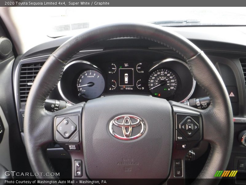 Super White / Graphite 2020 Toyota Sequoia Limited 4x4
