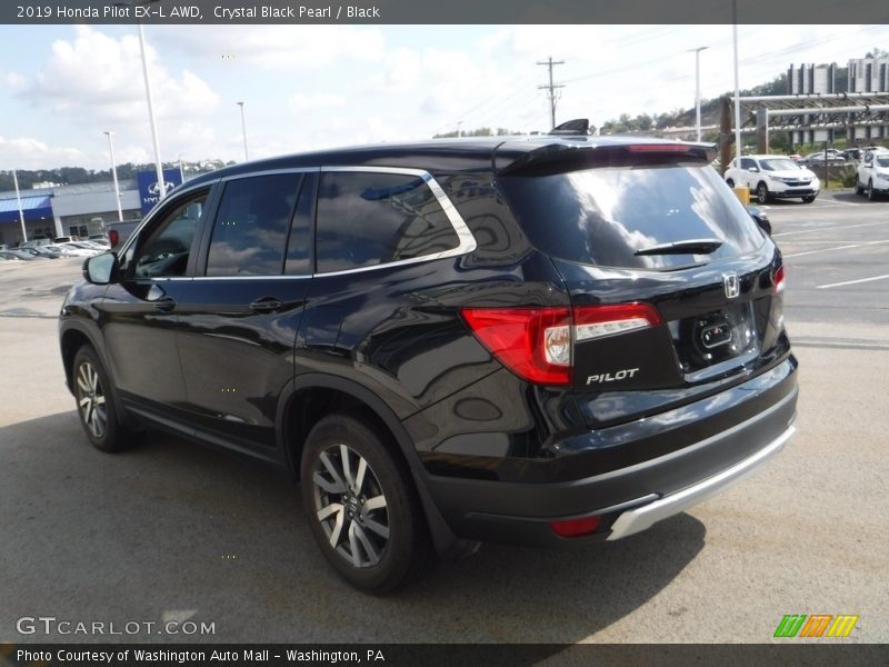 Crystal Black Pearl / Black 2019 Honda Pilot EX-L AWD