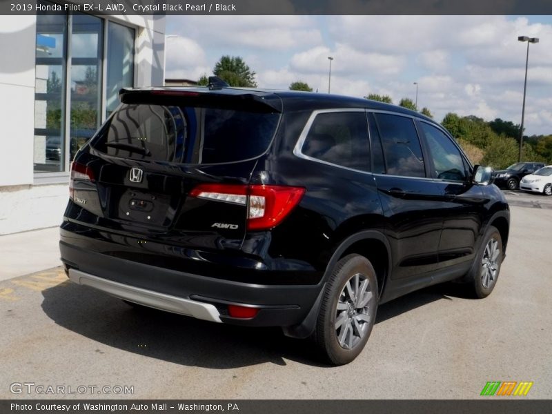 Crystal Black Pearl / Black 2019 Honda Pilot EX-L AWD