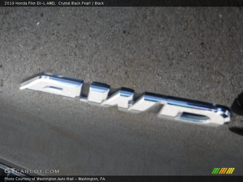 Crystal Black Pearl / Black 2019 Honda Pilot EX-L AWD