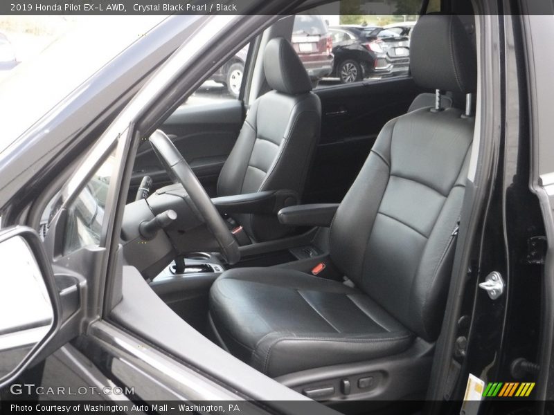 Crystal Black Pearl / Black 2019 Honda Pilot EX-L AWD