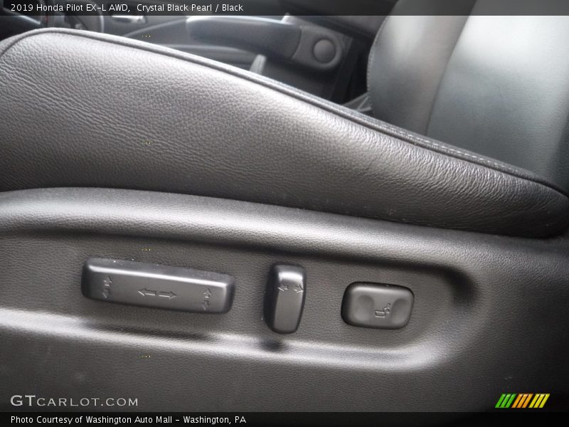 Crystal Black Pearl / Black 2019 Honda Pilot EX-L AWD
