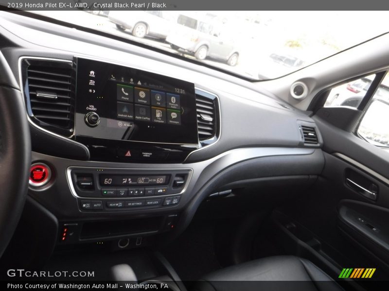 Crystal Black Pearl / Black 2019 Honda Pilot EX-L AWD