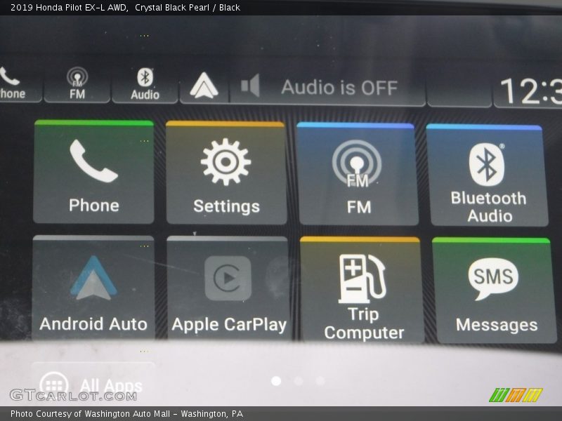Crystal Black Pearl / Black 2019 Honda Pilot EX-L AWD