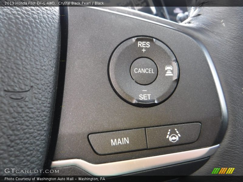 Crystal Black Pearl / Black 2019 Honda Pilot EX-L AWD