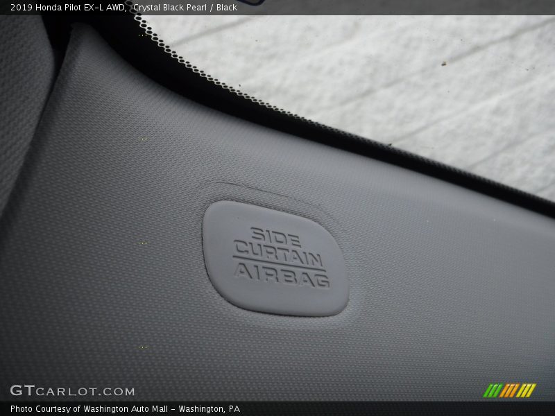 Crystal Black Pearl / Black 2019 Honda Pilot EX-L AWD