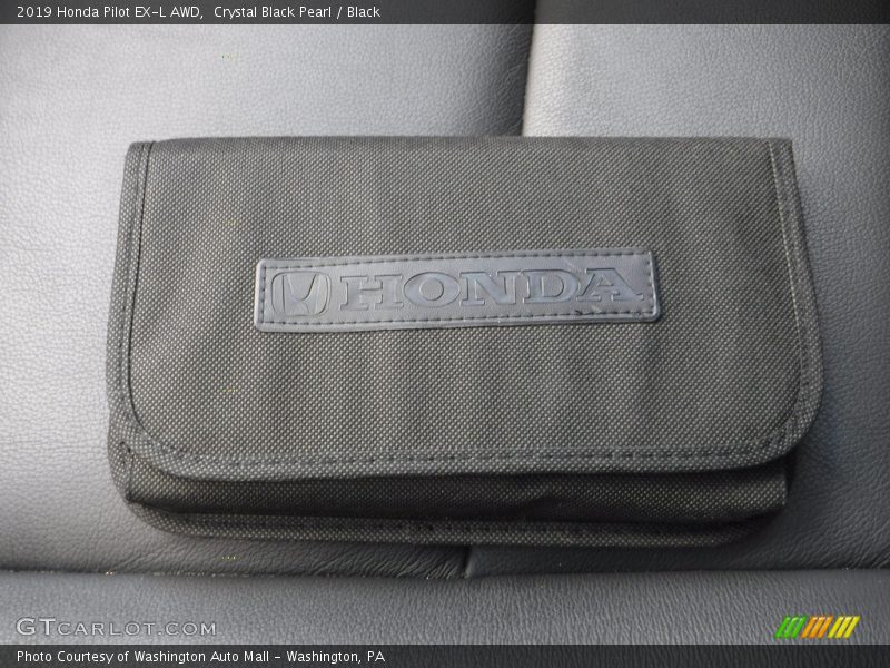 Crystal Black Pearl / Black 2019 Honda Pilot EX-L AWD
