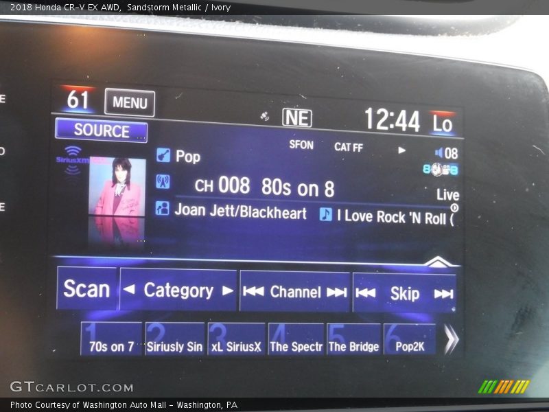 Sandstorm Metallic / Ivory 2018 Honda CR-V EX AWD