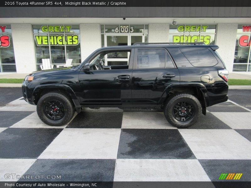 Midnight Black Metallic / Graphite 2016 Toyota 4Runner SR5 4x4