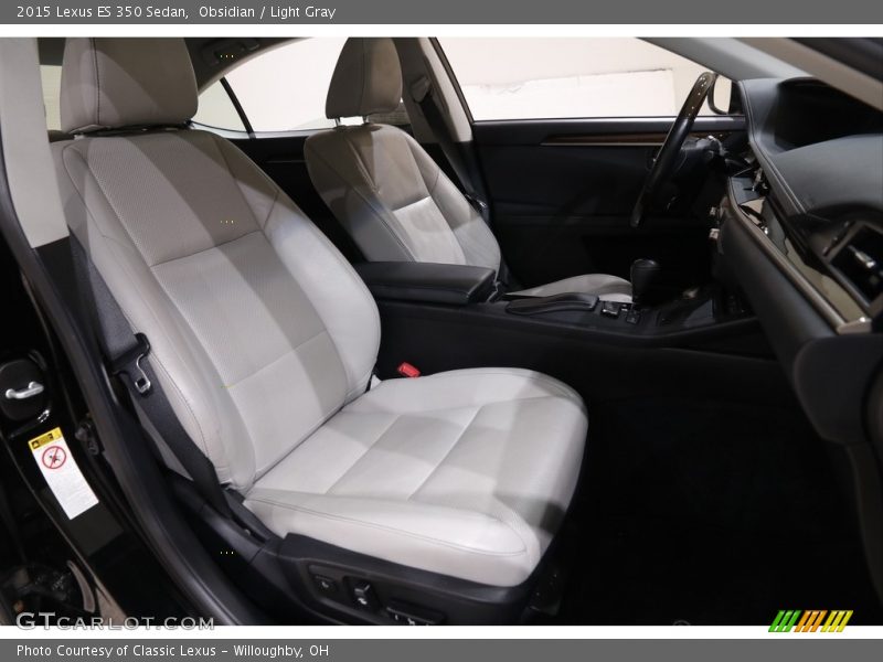 Obsidian / Light Gray 2015 Lexus ES 350 Sedan