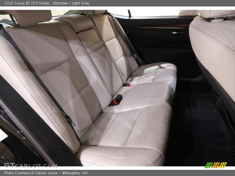 Obsidian / Light Gray 2015 Lexus ES 350 Sedan