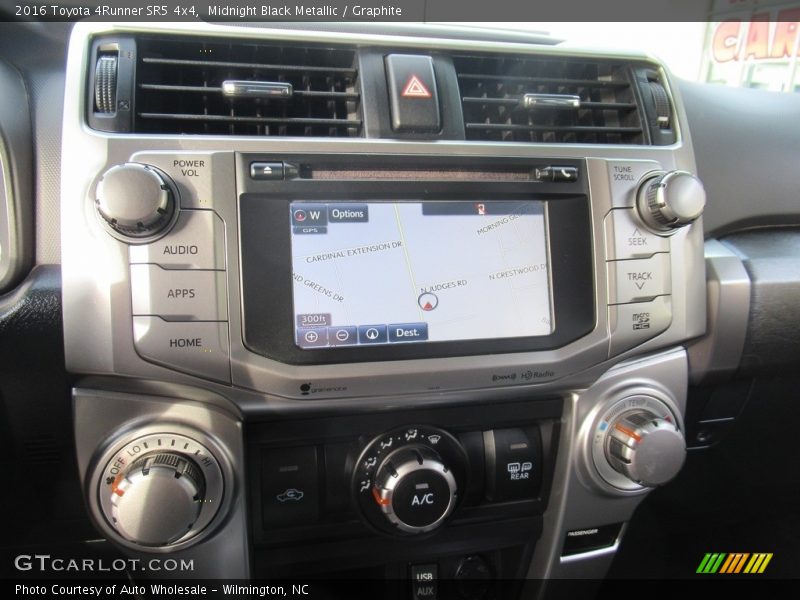 Midnight Black Metallic / Graphite 2016 Toyota 4Runner SR5 4x4