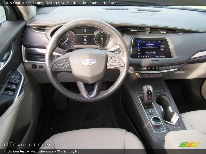 Radiant Silver Metallic / Light Platinum/Jet Black 2019 Cadillac XT4 Luxury