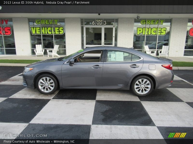 Nebula Gray Pearl / Parchment 2013 Lexus ES 300h Hybrid