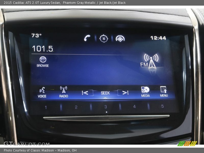 Phantom Gray Metallic / Jet Black/Jet Black 2015 Cadillac ATS 2.0T Luxury Sedan