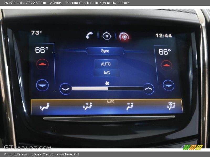Phantom Gray Metallic / Jet Black/Jet Black 2015 Cadillac ATS 2.0T Luxury Sedan