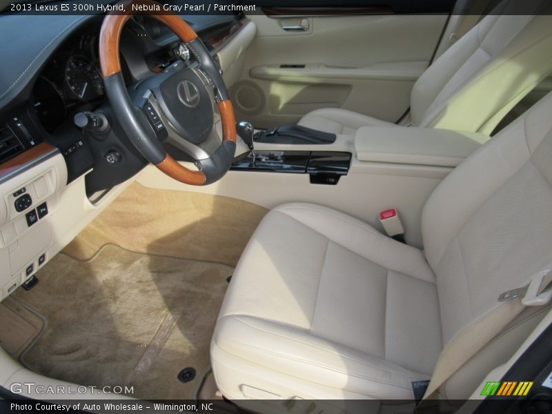 Nebula Gray Pearl / Parchment 2013 Lexus ES 300h Hybrid