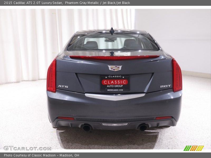 Phantom Gray Metallic / Jet Black/Jet Black 2015 Cadillac ATS 2.0T Luxury Sedan