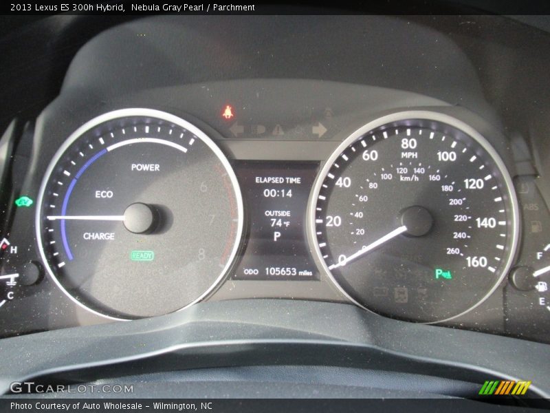 Nebula Gray Pearl / Parchment 2013 Lexus ES 300h Hybrid