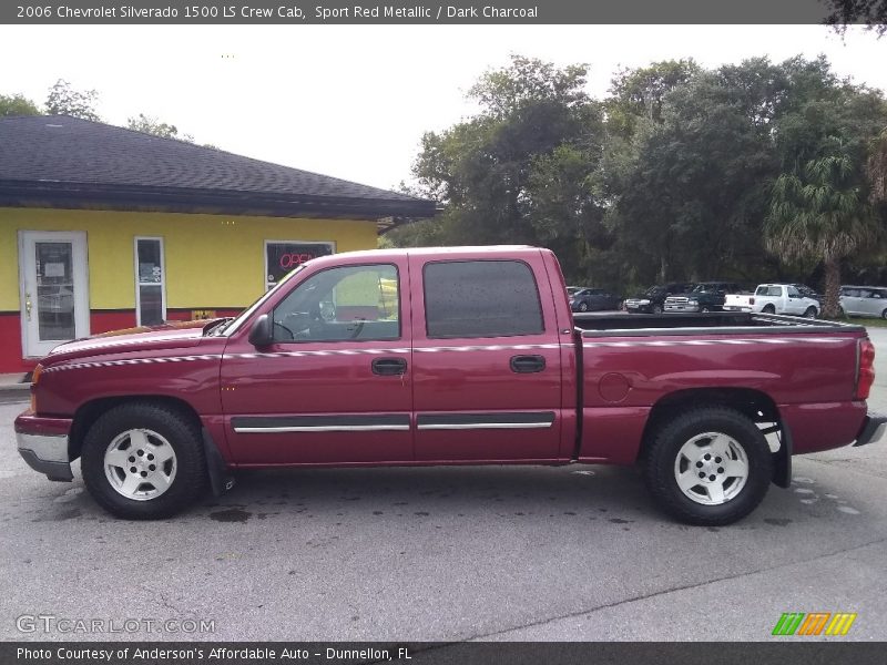 Sport Red Metallic / Dark Charcoal 2006 Chevrolet Silverado 1500 LS Crew Cab