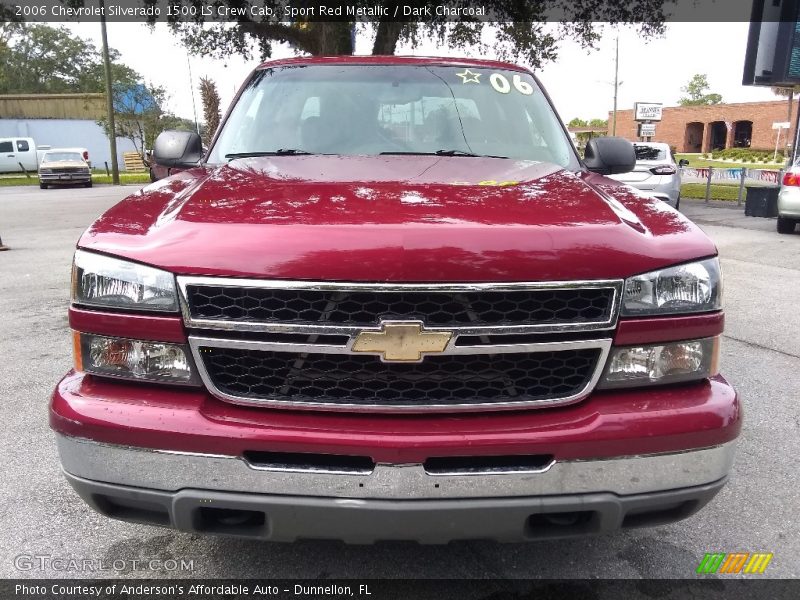 Sport Red Metallic / Dark Charcoal 2006 Chevrolet Silverado 1500 LS Crew Cab