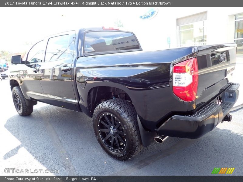 Midnight Black Metallic / 1794 Edition Black/Brown 2017 Toyota Tundra 1794 CrewMax 4x4