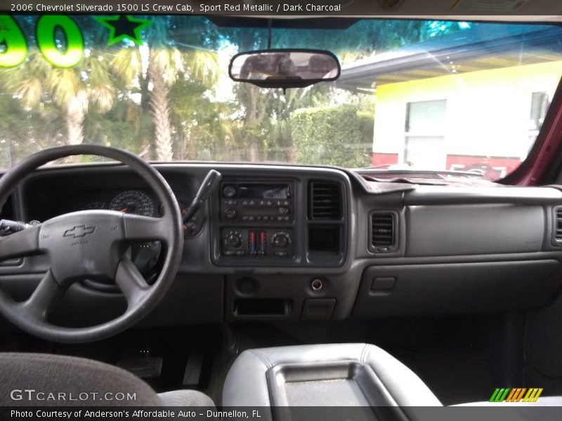 Sport Red Metallic / Dark Charcoal 2006 Chevrolet Silverado 1500 LS Crew Cab