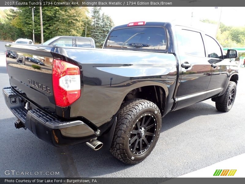 Midnight Black Metallic / 1794 Edition Black/Brown 2017 Toyota Tundra 1794 CrewMax 4x4