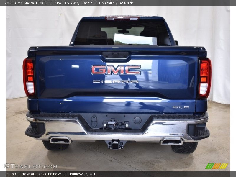 Pacific Blue Metallic / Jet Black 2021 GMC Sierra 1500 SLE Crew Cab 4WD