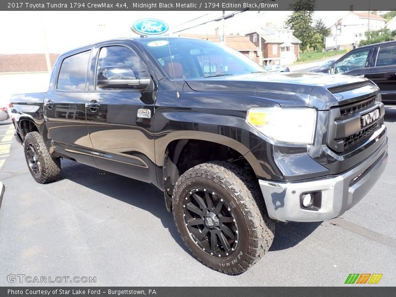 Midnight Black Metallic / 1794 Edition Black/Brown 2017 Toyota Tundra 1794 CrewMax 4x4