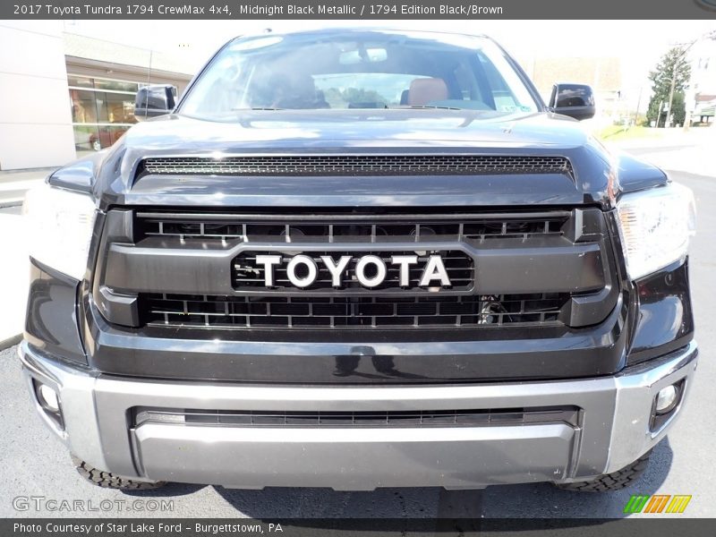 Midnight Black Metallic / 1794 Edition Black/Brown 2017 Toyota Tundra 1794 CrewMax 4x4