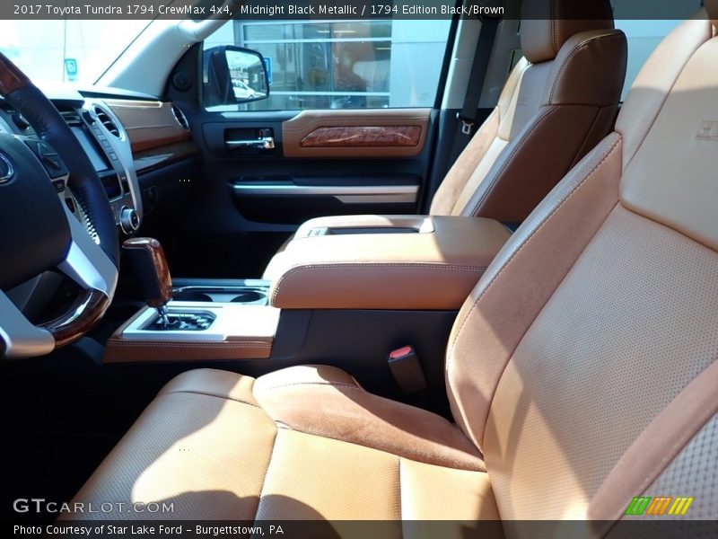 Midnight Black Metallic / 1794 Edition Black/Brown 2017 Toyota Tundra 1794 CrewMax 4x4
