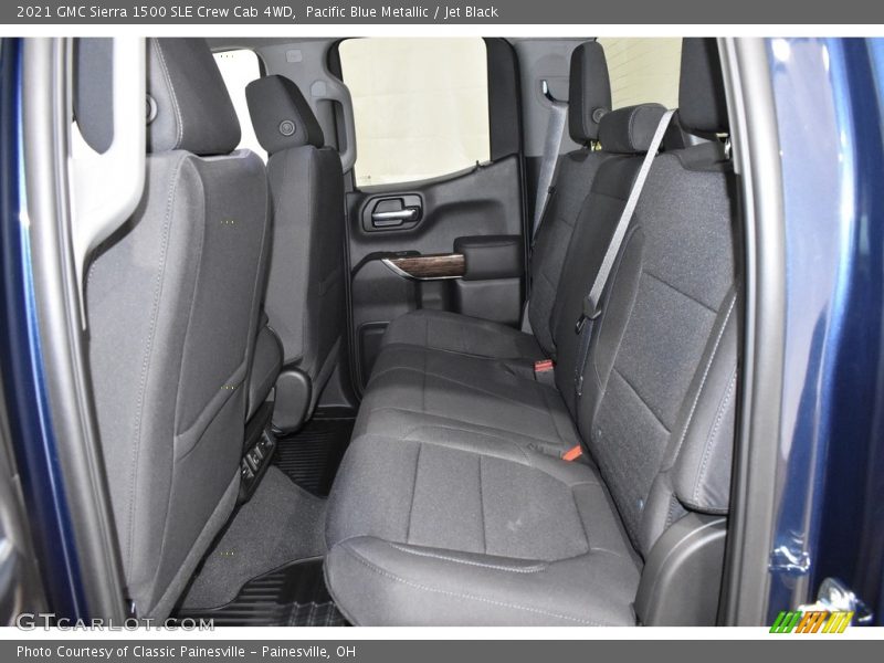 Pacific Blue Metallic / Jet Black 2021 GMC Sierra 1500 SLE Crew Cab 4WD